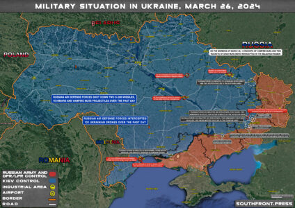Military Situation On Ukrainian Frontlines On March 26, 2024 (Map Update)