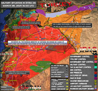 Military Situation In Syria On March 28, 2024 (Map Update)