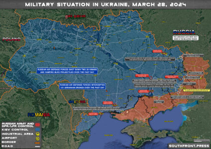 Military Situation On Ukrainian Frontlines On March 28, 204 (Map Update)