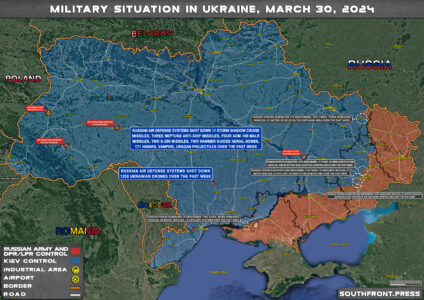 Military Situation On Ukrainian Frontlines On March 30, 2024 (Map Update)