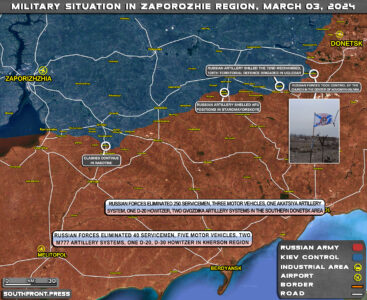 Military Situation On Ukrainian Frontlines On March 3, 2024 (Map Update)