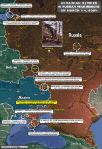 Ukrainian Strikes In Russian Rear Regions On March 1-4, 2024 (Map Update)