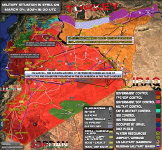 Military Situation In Syria On March 4, 2024 (Map Update)
