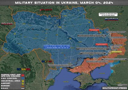 Military Situation On Ukrainian Frontlines On March 4, 2024 (Map Update)