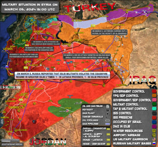 Military Situation In Syria On March 5, 2024 (Map Update)