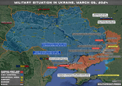 Military Situation In Ukraine On March 5, 2024 (Map Update)