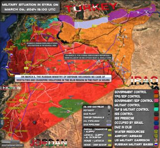 Military Situation In Syria On March 6, 2024 (Map Update)