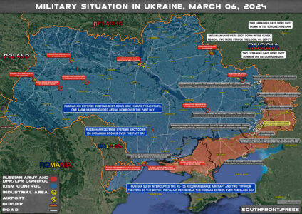 Military Situation On Ukrainian Frontlines On March 6, 2024 (Map Update)