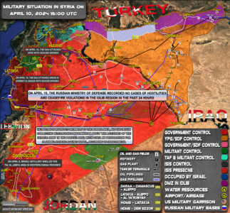 Military Situation In Syria On April 10, 2024 (Map Update)