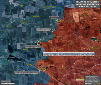 Military Situation On Ukrainian Frontlines On April 10, 2024 (Map Update)