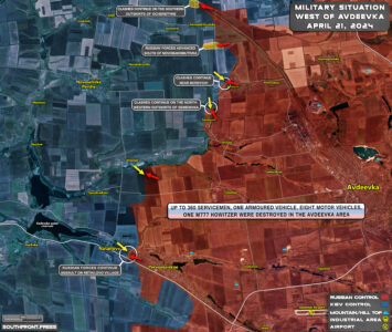 Military Situation On Ukrainian Frontlines On April 21, 2024 (Map Update)