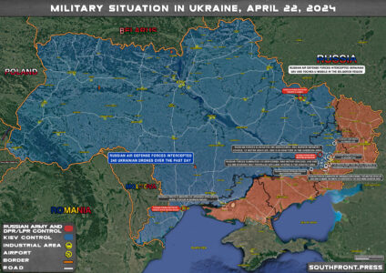 Military Situation On Ukrainian Frontlines On April 22, 2024 (Map Update)