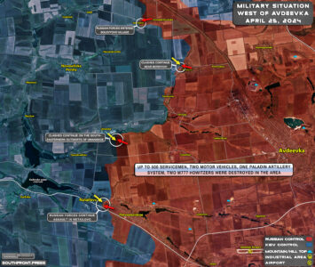 Military Situation On Ukrainian Frontlines On April 25, 2024 (Map Update)