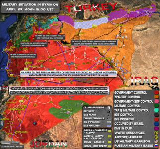 Military Situation In Syria On April 29, 2024 (Map Update)