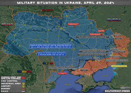 Military Situation On Ukrainian Frontlines On April 29, 2024 (Map Update)
