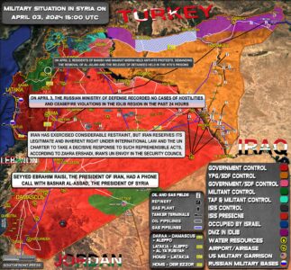 Military Situation In Syria On April 3, 2024 (Map Update)