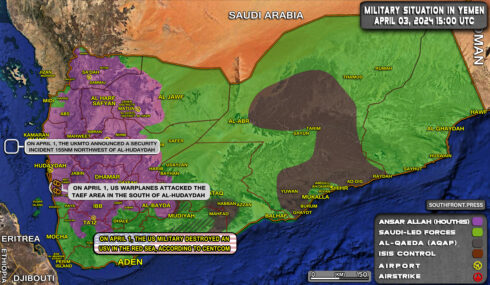 Military Situation In Yemen On April 3, 2024 (Map Update)