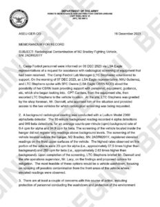 US Supplied Ukrainians With Radiologicaly Contaminated M2 Bradley Vehicles - Beregini