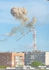 Russian Highly Precision Strike Destroyed TV Tower In Kharkiv