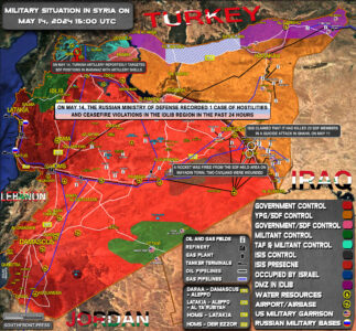 Military Situation In Syria On May 14, 2024 (Map Update)