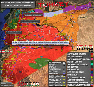 Military Situation In Syria On May 1, 2024 (Map Update)