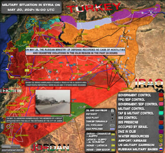 Military Situation In Syria On May 20, 2024 (Map Update)