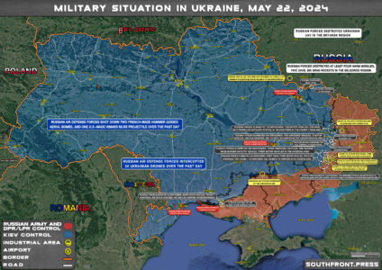 Military Situation On Ukrainian Frontlines On May 22, 2024 (Map Update)