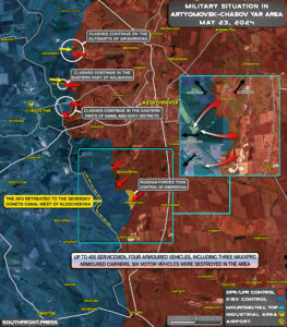 Russian Army Took Control Of Andreevka In Artyomovsk Direction (Map Update On May 23, 2024)