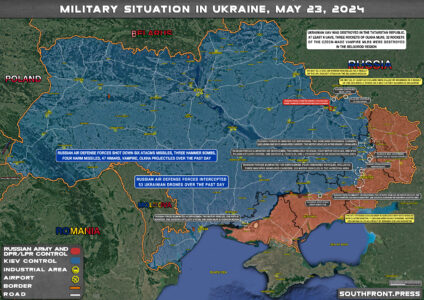 Military Situation On Ukrainian Frontlines On May 23, 2024 (Map Udpate)