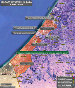 Military Situation In Gaza Strip On May 2, 2024 (Map Update)