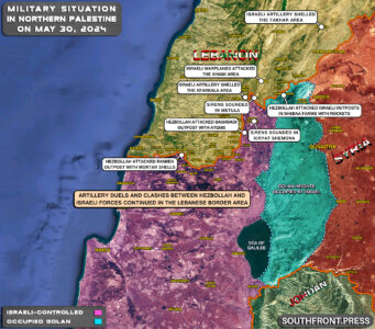 Military Situation In Palestine On May 30, 2024 (Map Update)