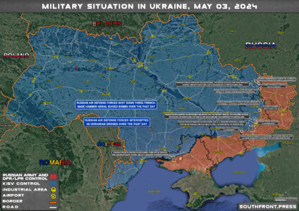 Military Situation On Ukrainian Frontlines On May 3, 2024 (Map Update)