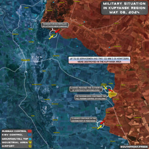 Military Situation On Ukrainian Frontlines On May 8, 2024 (Map Update)