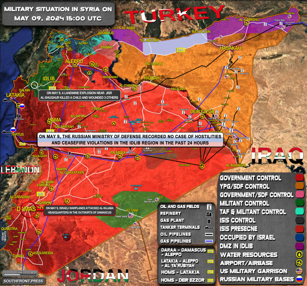 Military Situation In Syria On May 9, 2024 (Map Update)