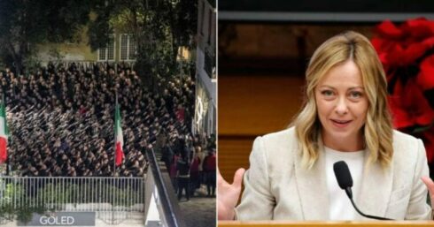 Prime Minister Of Italy Refused To Condemn Fascist Salutes But Supports NATO