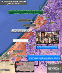 Military Situation In Gaza Strip On June 16, 2024 (Map Update)
