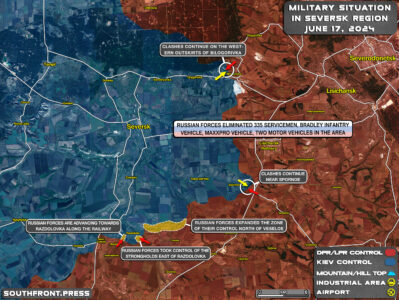 Military Situation On Ukrainian Frontlines On June 17, 2024 (Maps Update)