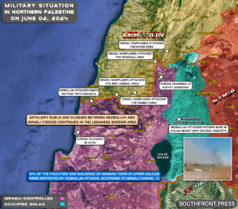 Military Situation In Palestine On June 2, 2024 (Map Update)