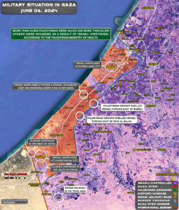 Military Situation In Palestine On June 6, 2024 (Map Update)