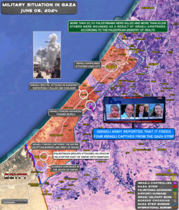 Military Situation In Gaza Strip On June 8, 2024 (Map Update)