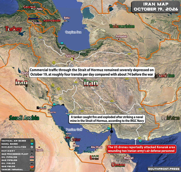 Military Situation In Iran On October 19, 2026 (Map Update)