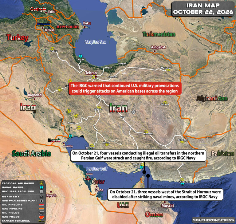 Military Situation In Iran On October 22, 2026 (Map Update)