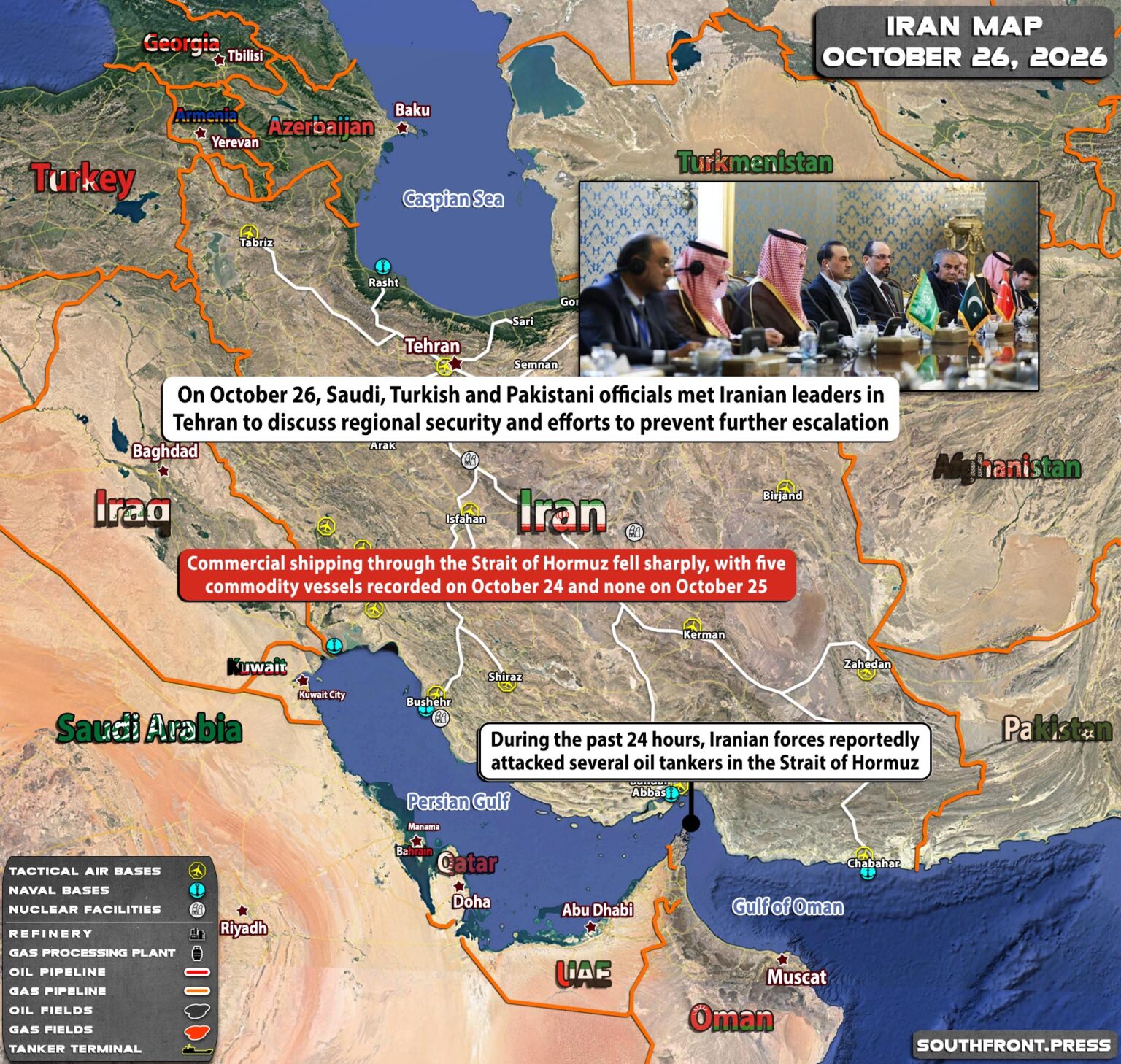 Military Situation In Iran On October 26, 2026 (Map Update)